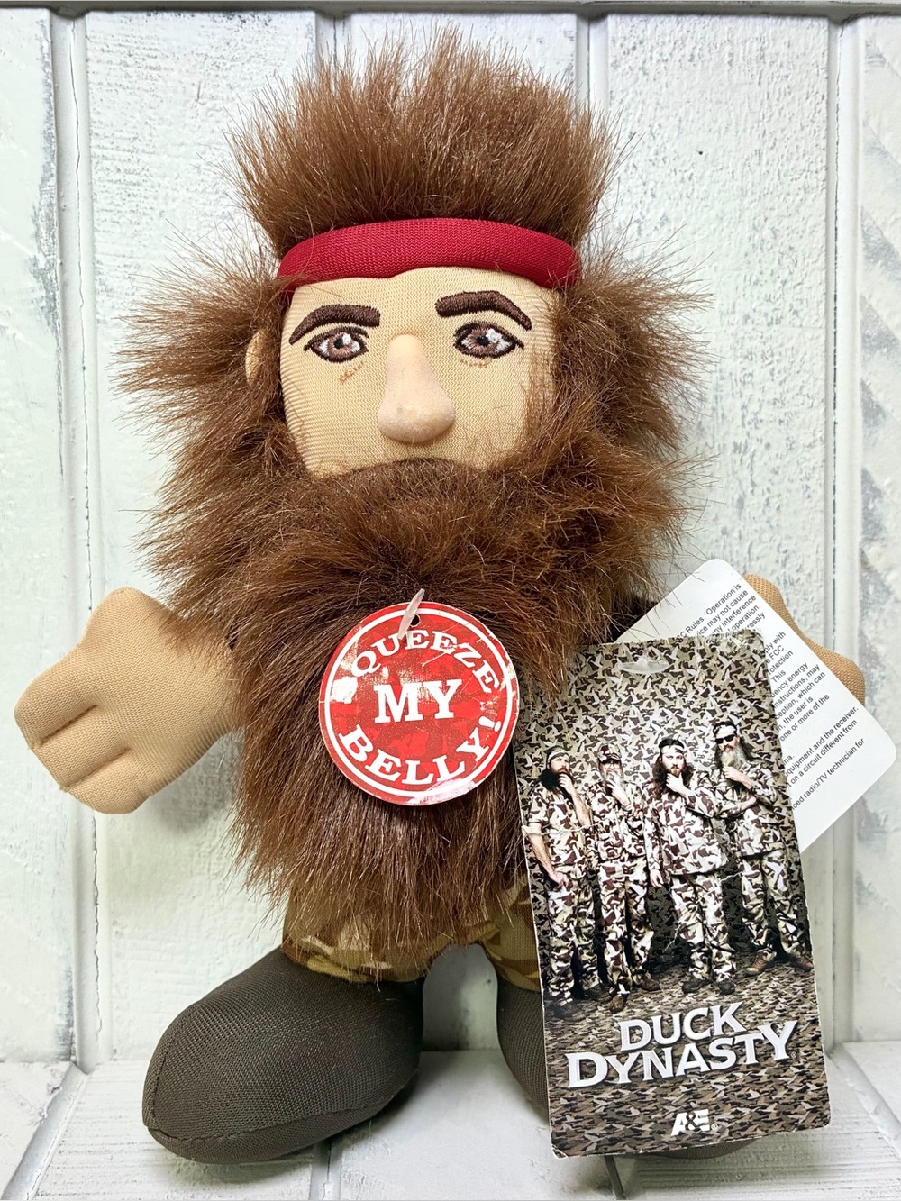 A&E Duck Dynasty Willie Robertson 8” Plush Doll 2013 Commonwealth Toy & Novelty